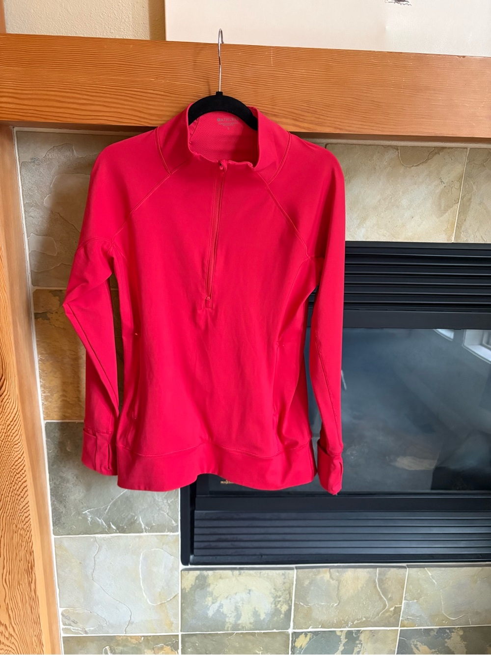 Athleta Red Women's Half-Zip Active Pullover -